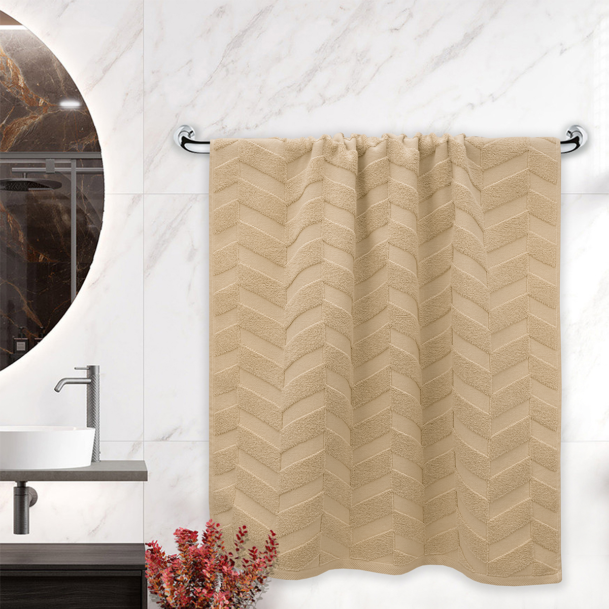 Полотенце BRAVO Моно 50 x 80 см 1 шт. - фото 3