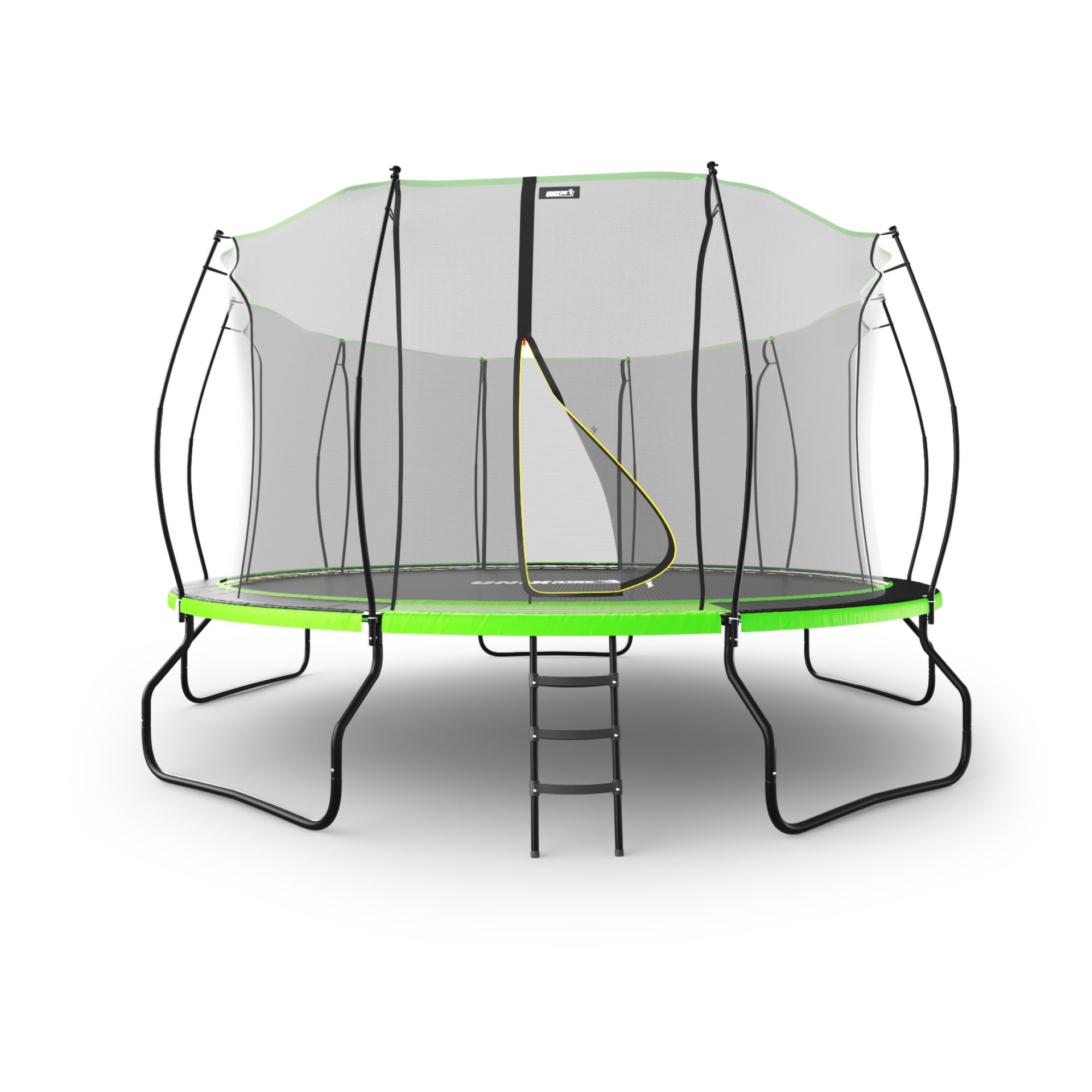 Батут каркасный UNIX line Ufo 14 ft Green диаметр 427 см до 150 кг - фото 16
