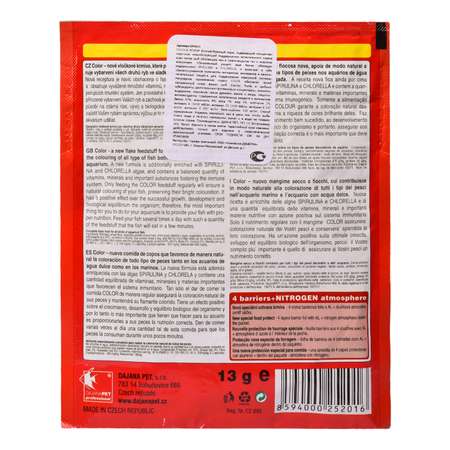 Корм для рыб DAJANA Colour Flakes Хлопья 80мл DP002S