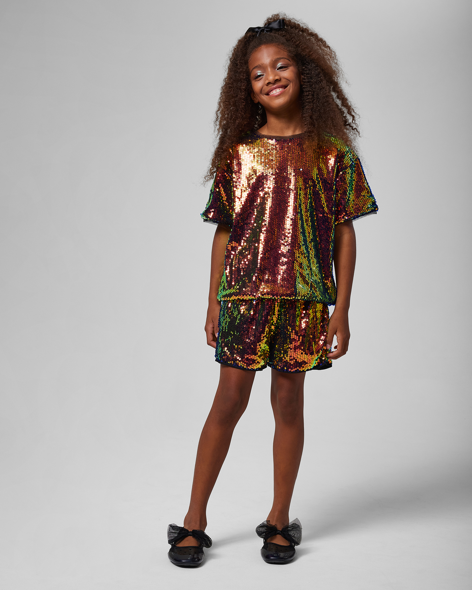 Шорты Orsolini с пайетками W24OR4-NY-93tg-3399 - фото 1