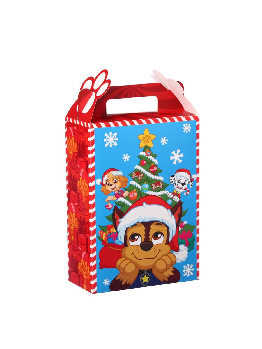 Коробка складная, новогодняя Paw Patrol "С Новым годом", 20 х 33 х 10 см - фото 5