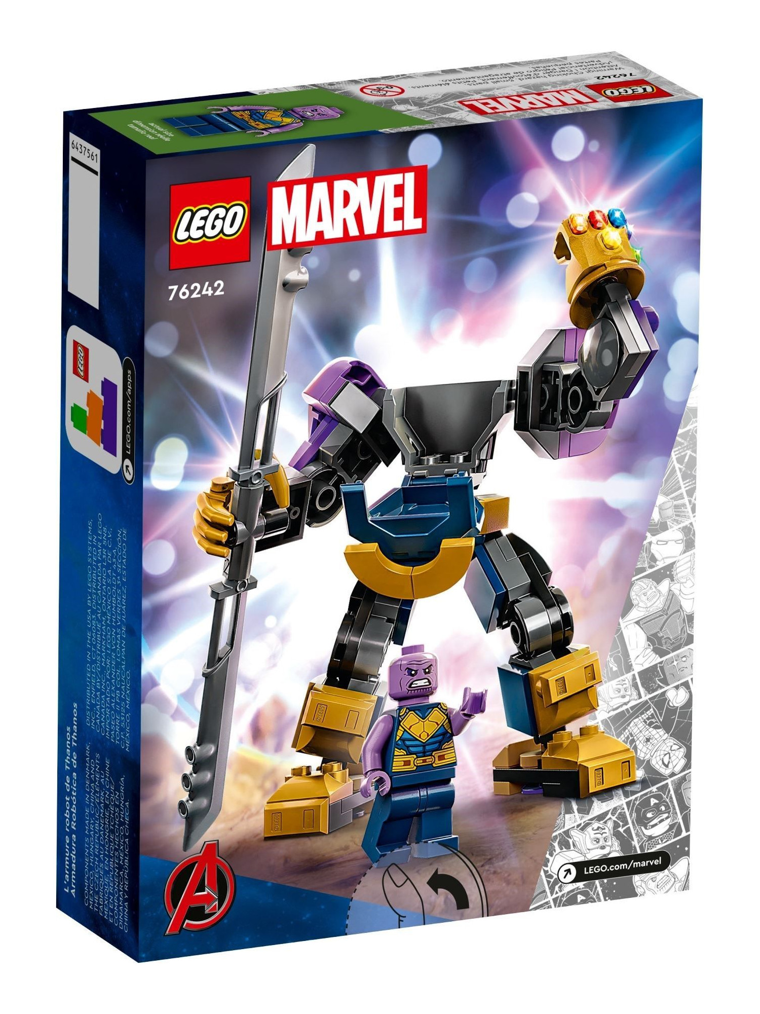 Конструктор LEGO Marvel Super Heroes Танос робот 113 дет. - фото 4