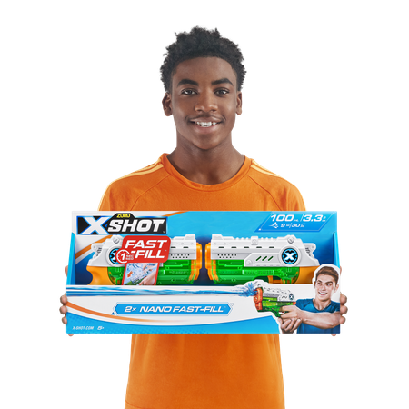 Бластер водный Zuru XSHOT  Fast Fill Nano 2 штуки в наборе