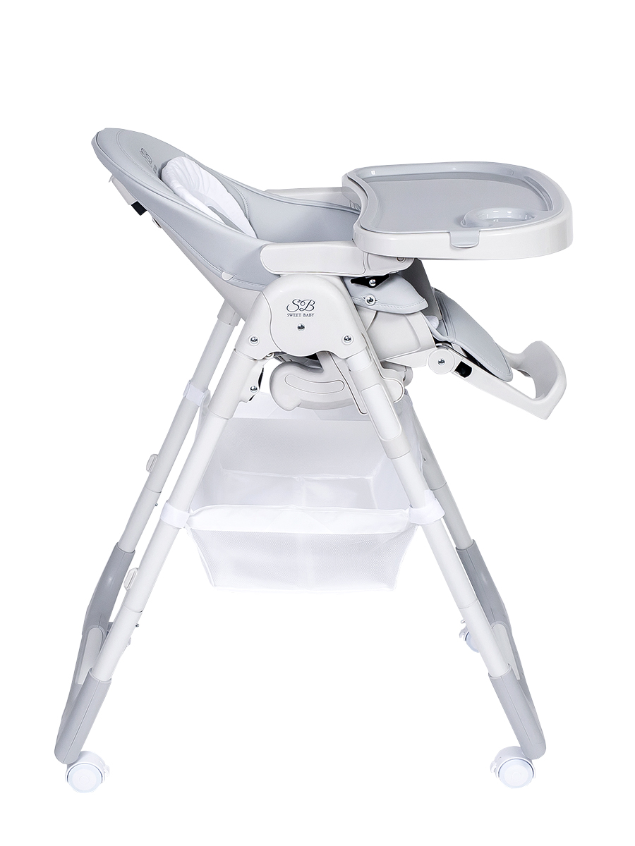 Стульчик для кормления Sweet Baby City Light Grey серый - фото 15