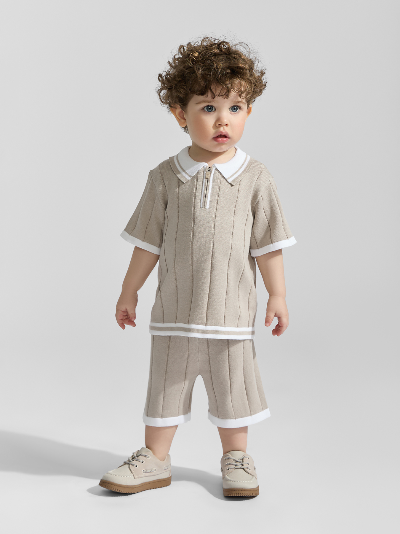 Поло и шорты Happy Baby 88683-0_beige - фото 1