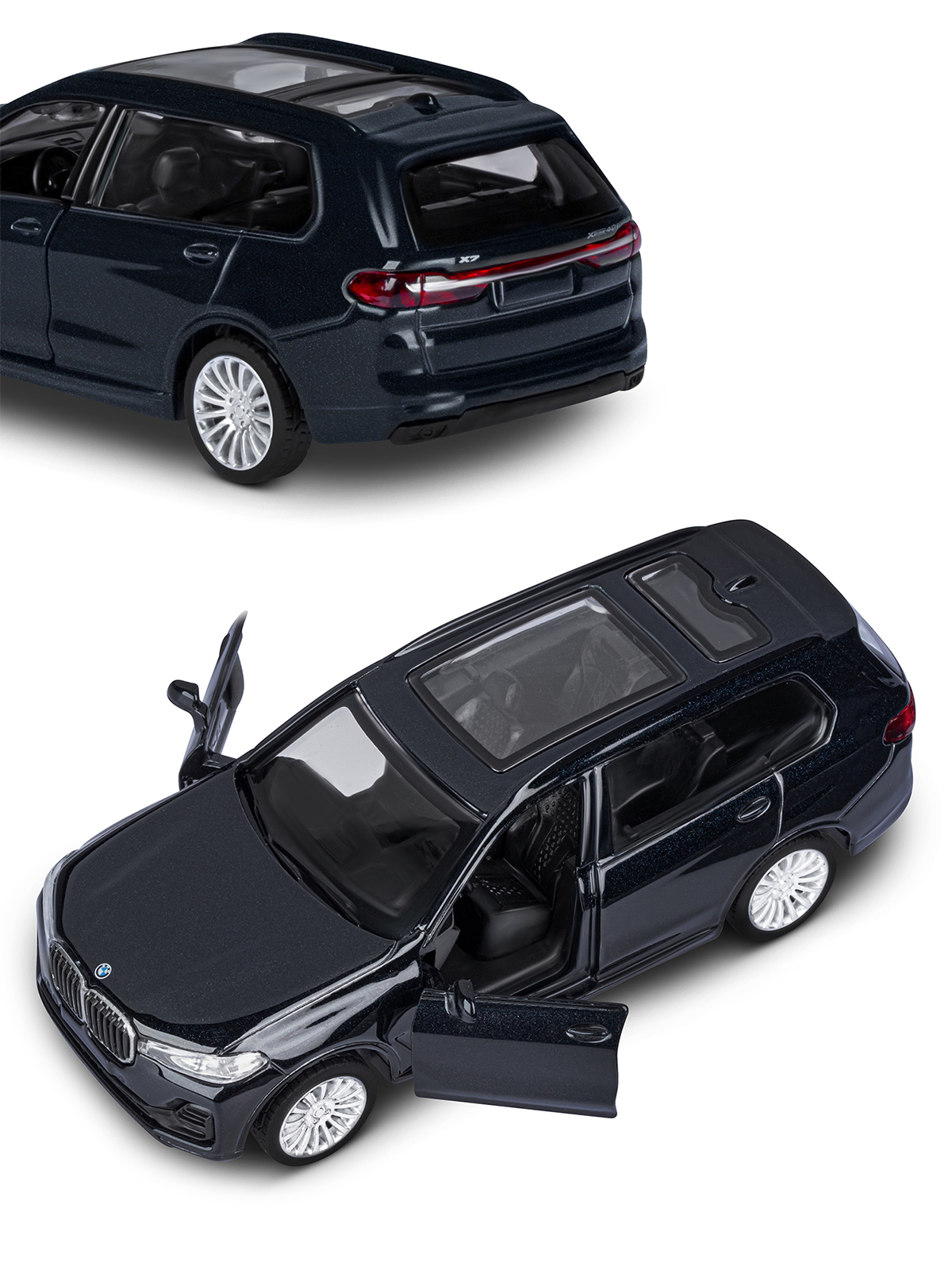 Внедорожник АВТОпанорама BMW X7 1:44 JB1251256 - фото 9