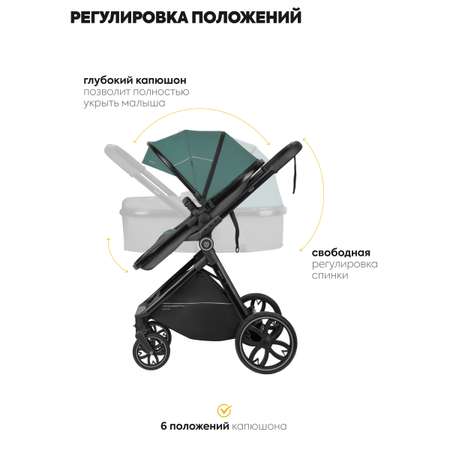 Коляска трансформер JOVOLA Folk Зеленый