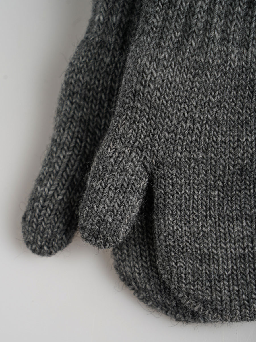 Варежки 2 пары ПриКиндер U-W_232826 Цвет: Светло-серый/темно-серый - фото 7