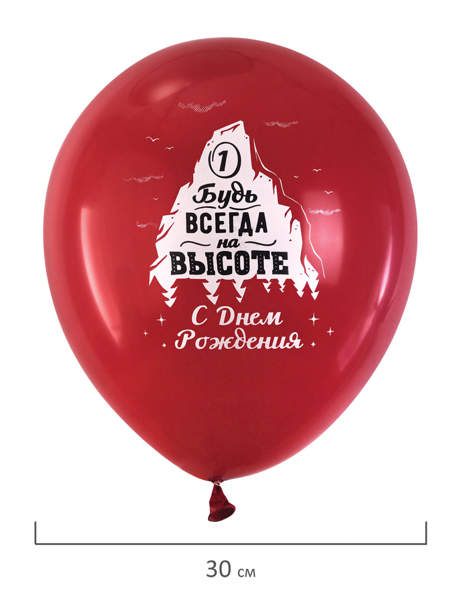 Шары воздушные Brauberg с днем рождения набор 10 штук фотозона - фото 9
