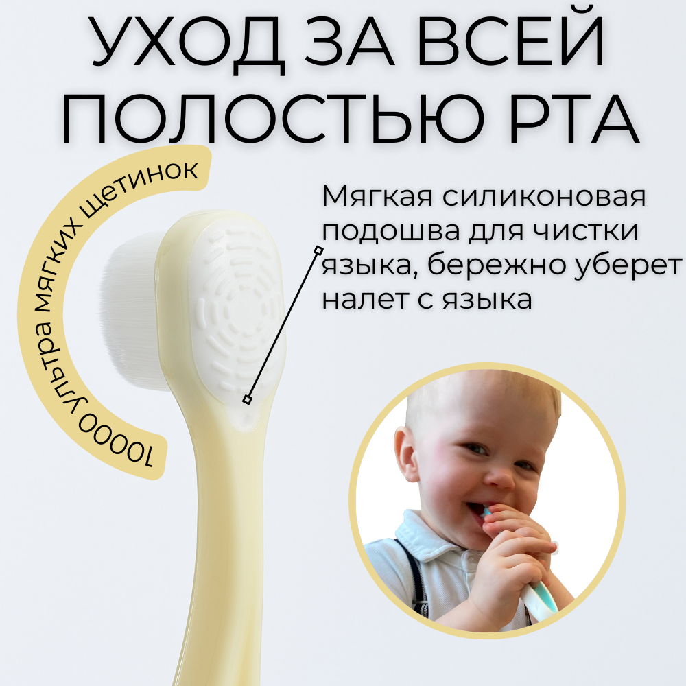 Зубная щетка классическая Чистый Зуб от 0 лет - фото 13