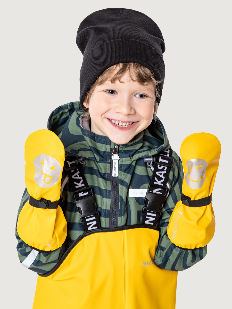 Варежки NIKASTYLE Варежки 14л3122 желтый - фото 1