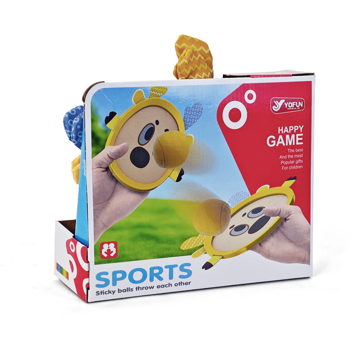 Активная игра Yiwu Yofun Trading Co липучка с мягким мячом - фото 3