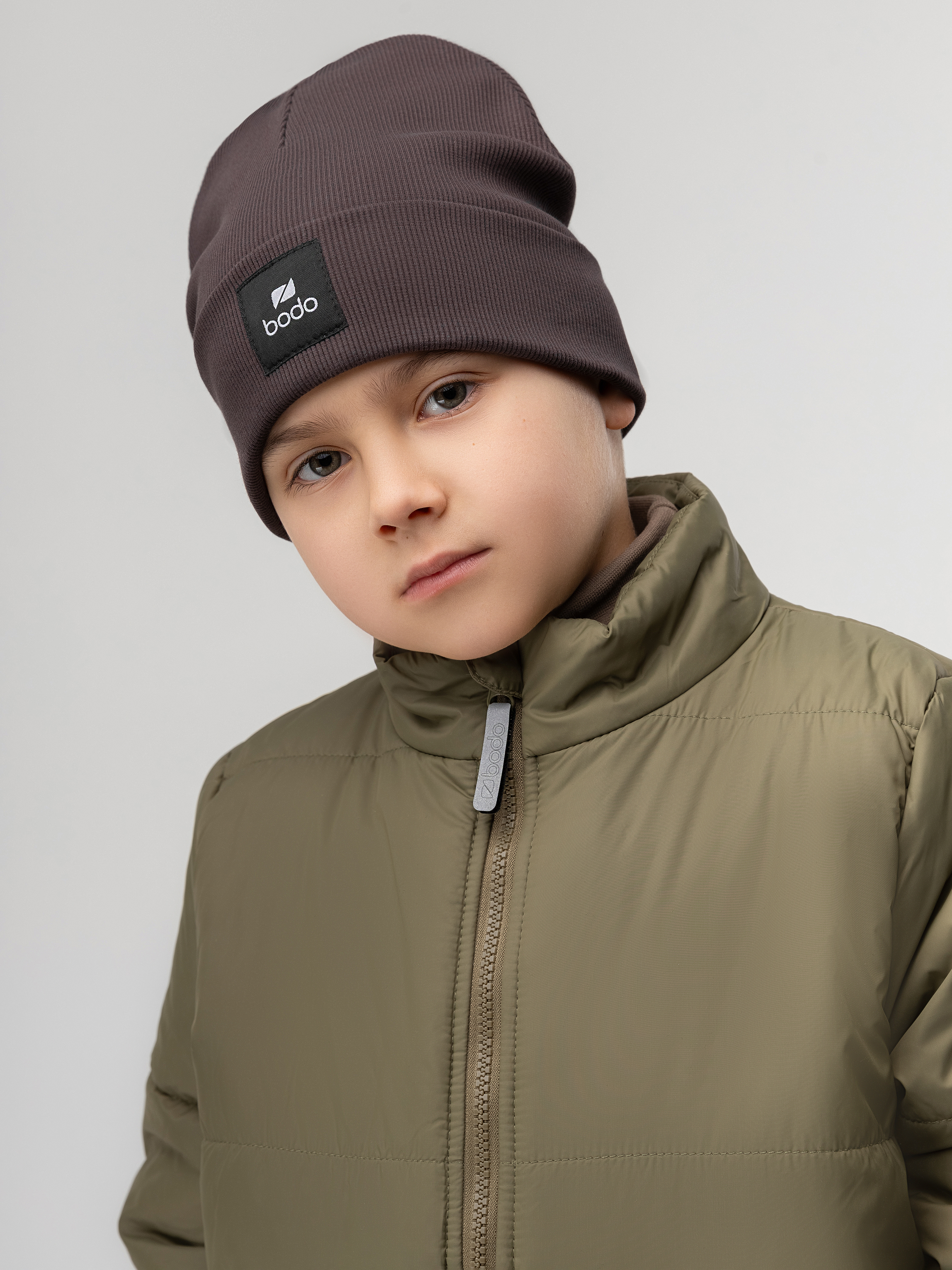 Шапка Bodo 10-271MU_темно-коричневый - фото 1