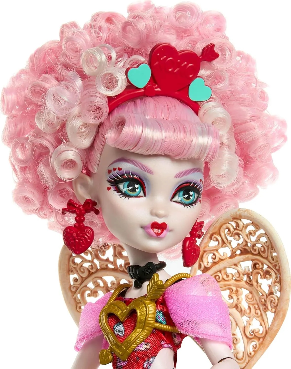 Кукла модельная Monster High Scary Sweet Birthday MATTEL Купидон Астерия высота 28 см JBG77 - фото 3