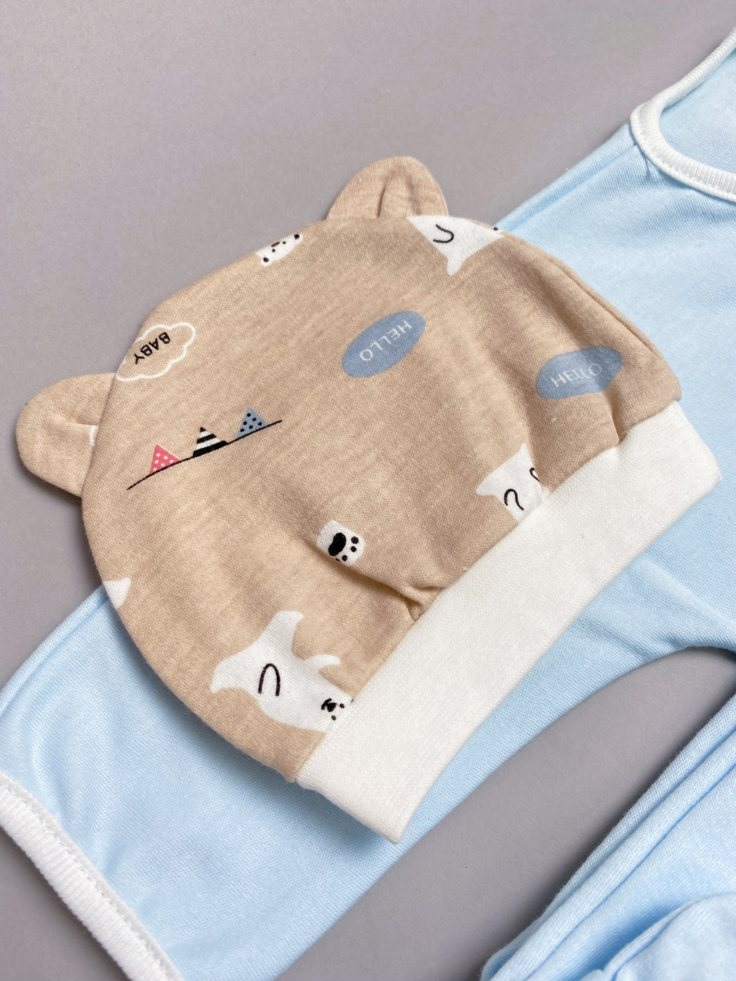 Кофточка с ползунками и шапочкой Clariss ЦБ-00001486 - фото 3