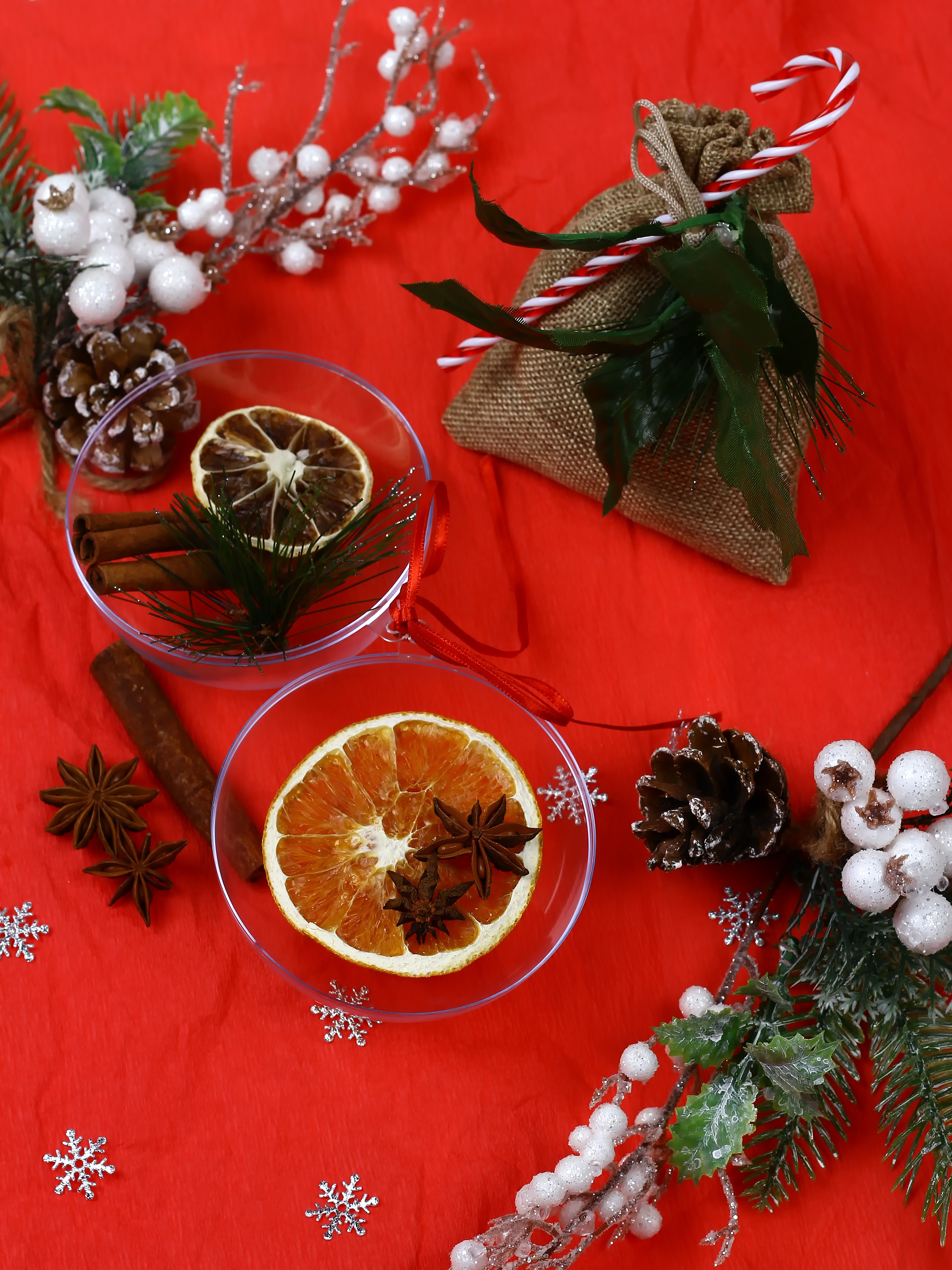 Шары прозрачные пластиковые CMGS заготовки для елочных игрушек декорирования и декупажа набор 5 шт 10 см - фото 13