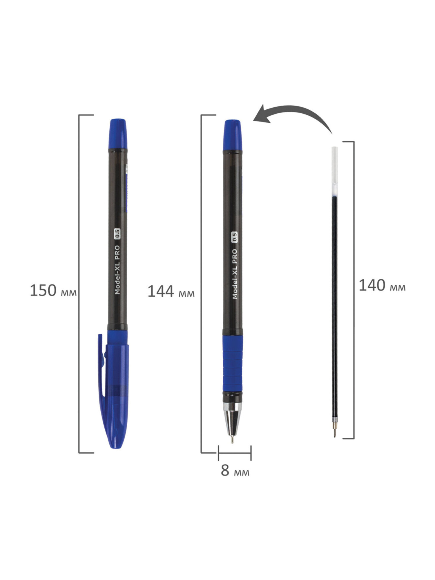 Ручка шариковая Brauberg 12 шт. - фото 13