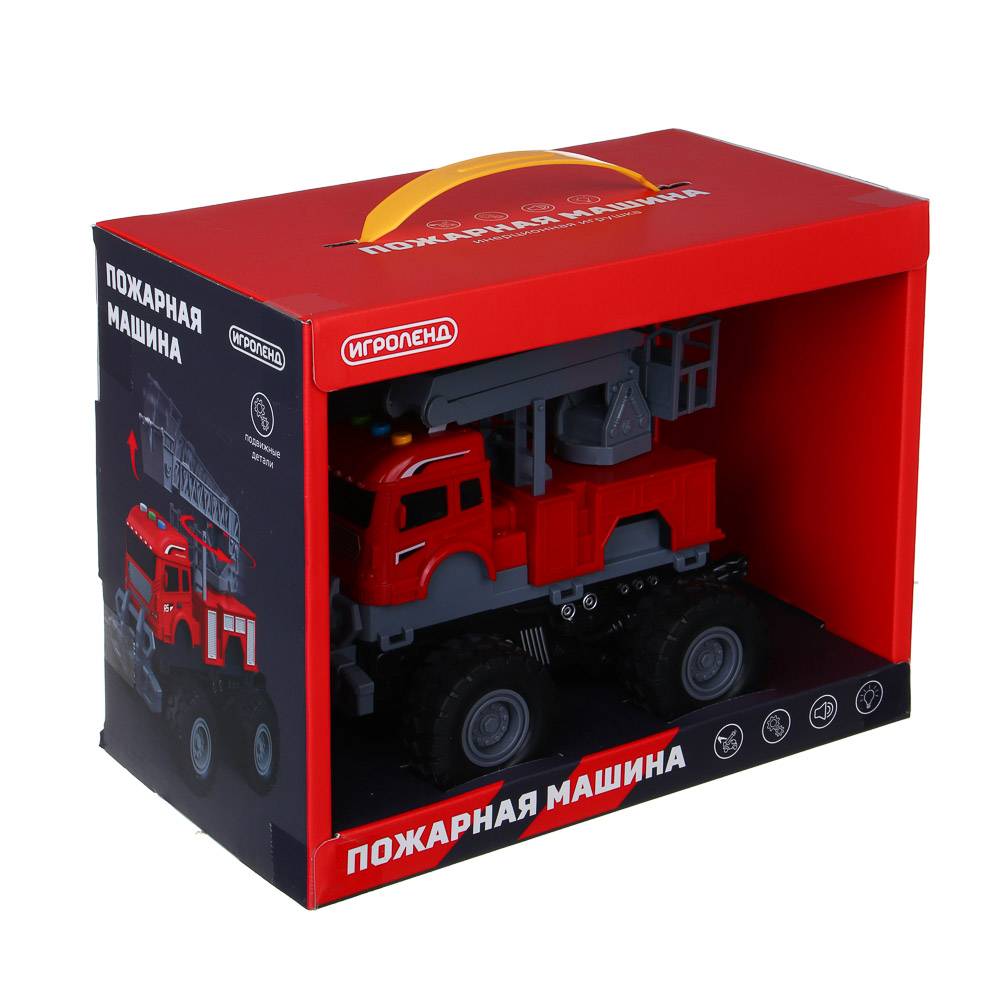 Пожарная машина Игроленд со светом и звуком 292-446 - фото 4