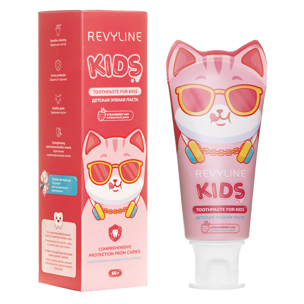 Зубная паста Revyline Клубника 60 г - фото 3