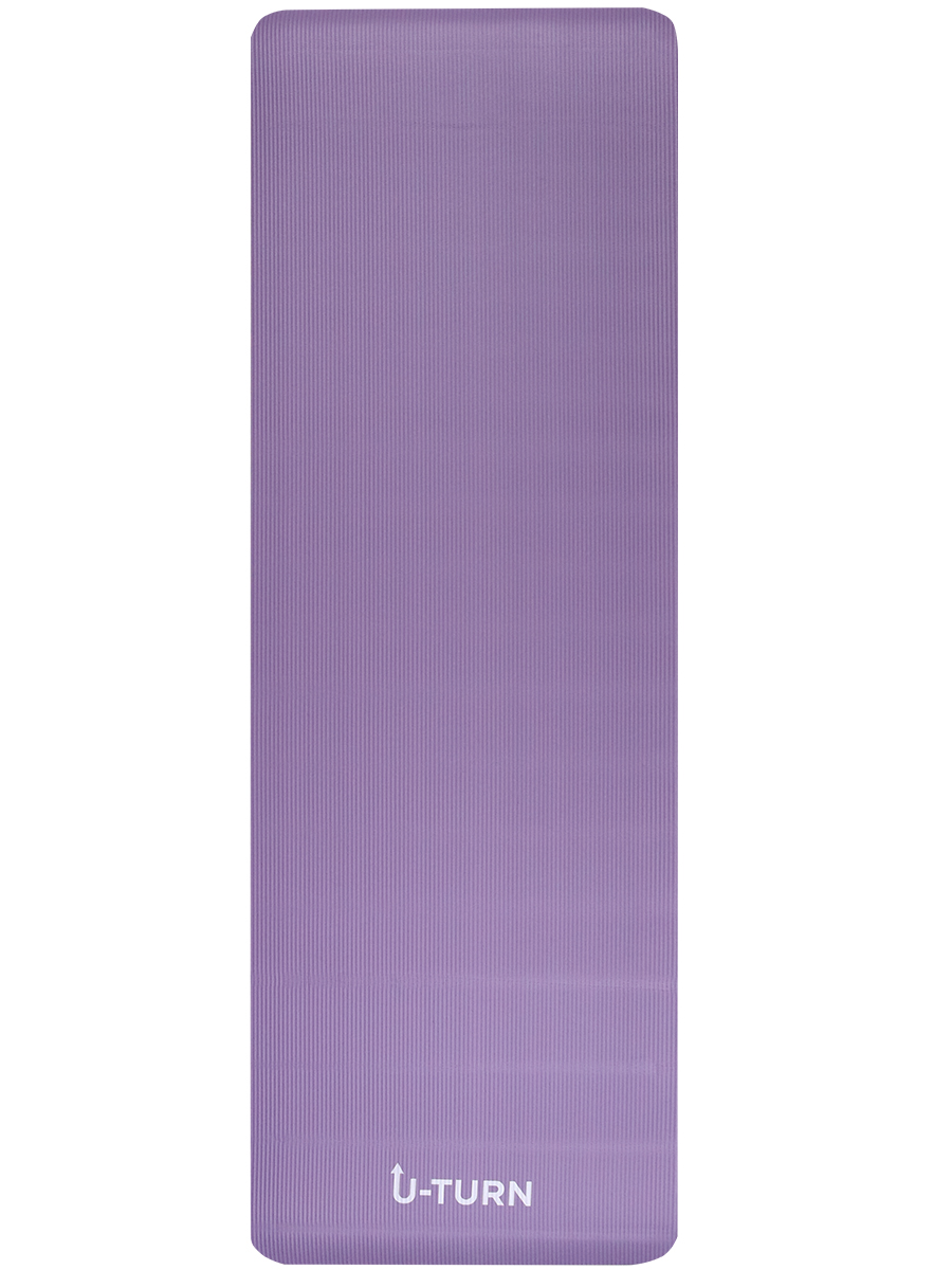 Коврик спортивный U-TURN для фитнеса и йоги фиолетовый - фото 7