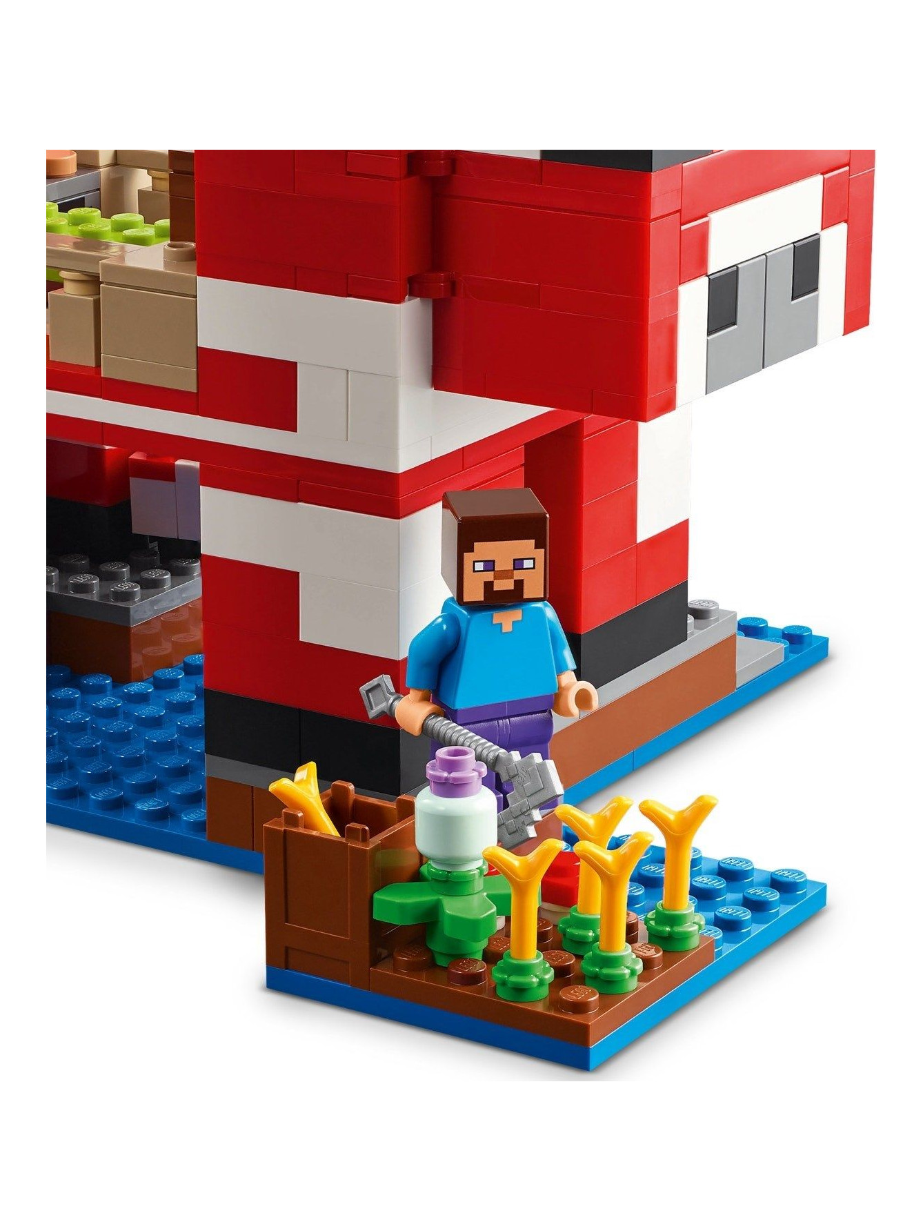 Конструктор LEGO Minecraft Грибной Дом 500 дет. - фото 11