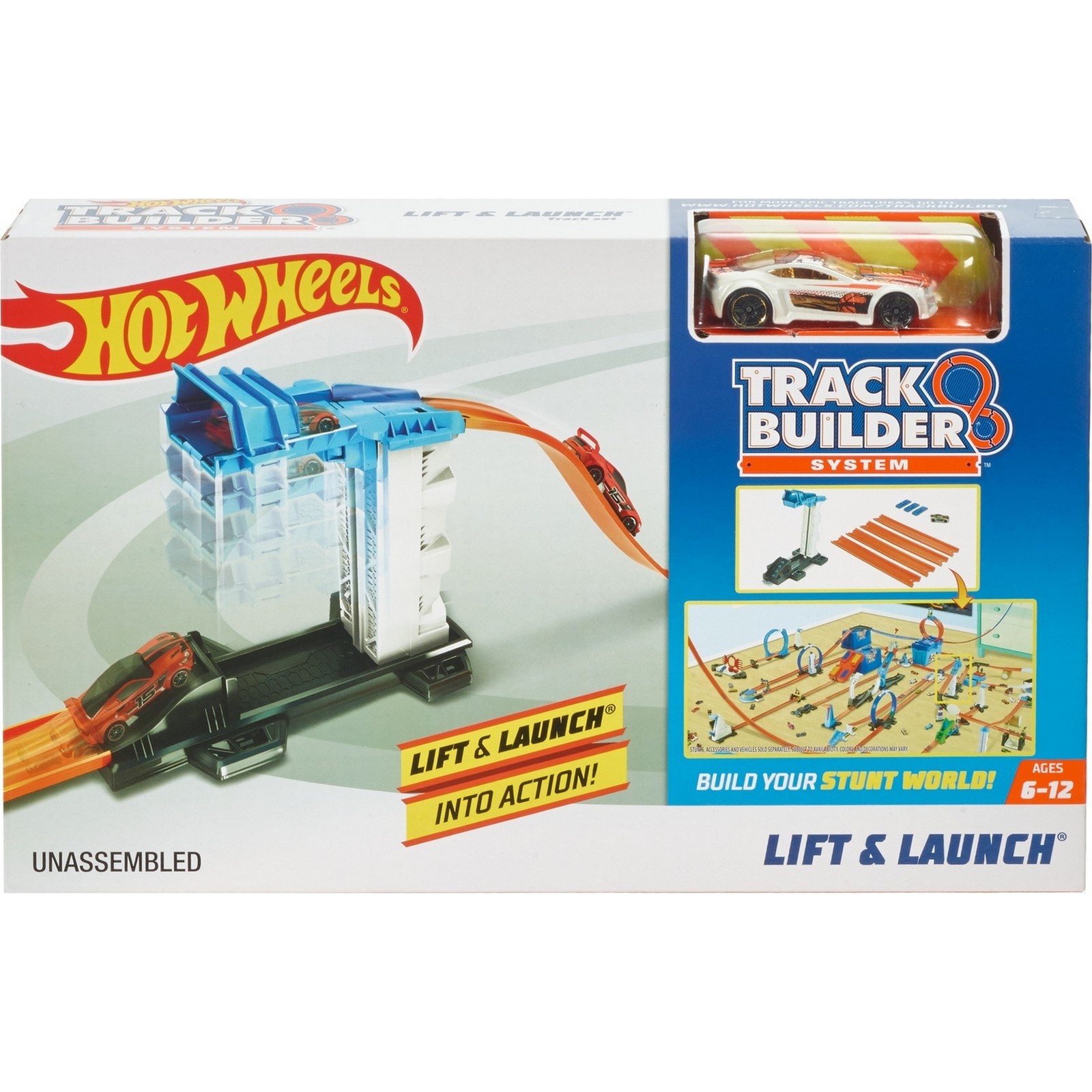 Базовый набор Hot Wheels аксессуаров для трека с машинкой в ассортименте DNH84 - фото 35