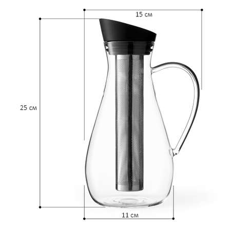Графин с ситечком Viva Scandinavia Infusion 1,4л V30521