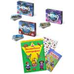 Настольная игра Нескучные игры Мемо 3 шт. + наклейки