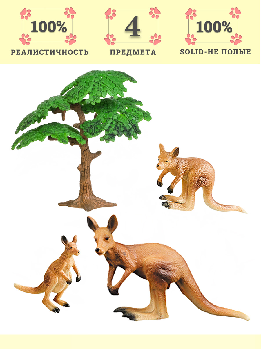 Игровой набор Masai Mara Семья кенгуру - фото 1