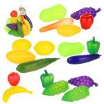 Игровой набор Veld Co тележки и корзинки, прилавок, касса, продукты