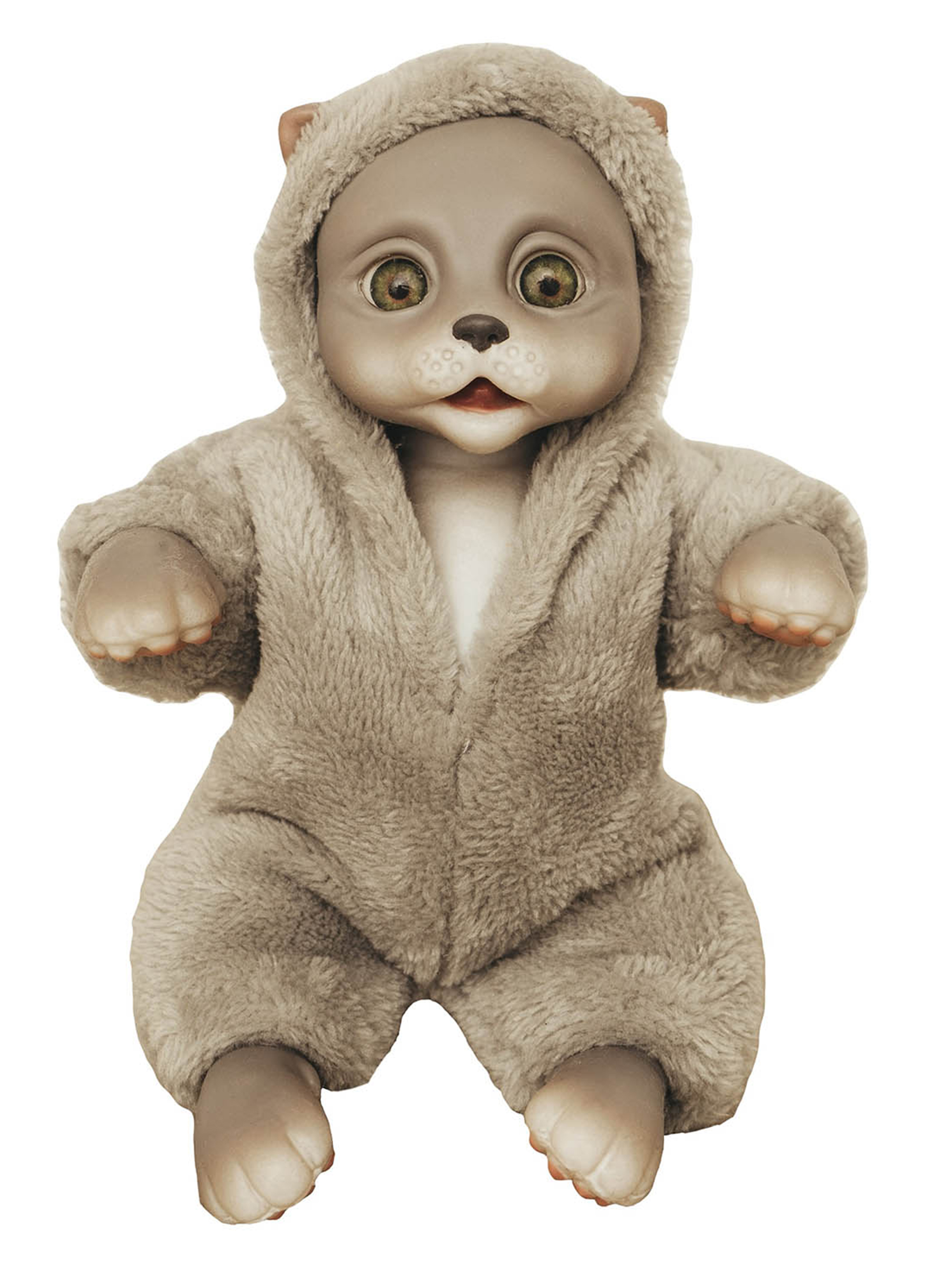 Кукла мини Magic Manufactory Magic Pets Кот реборн серый высота 19 см 4631175965861 - фото 3