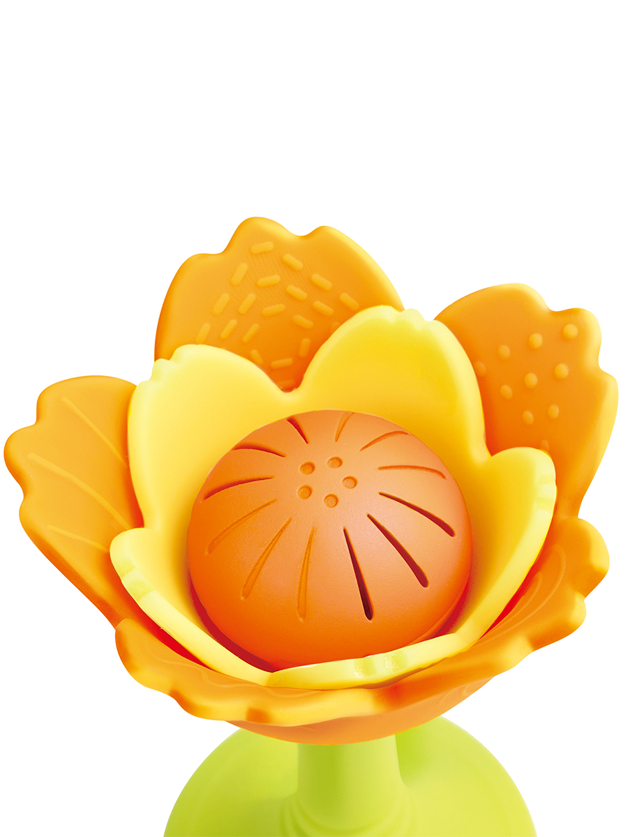 Игрушка Hape погремушка Оранжевый цветок - фото 7