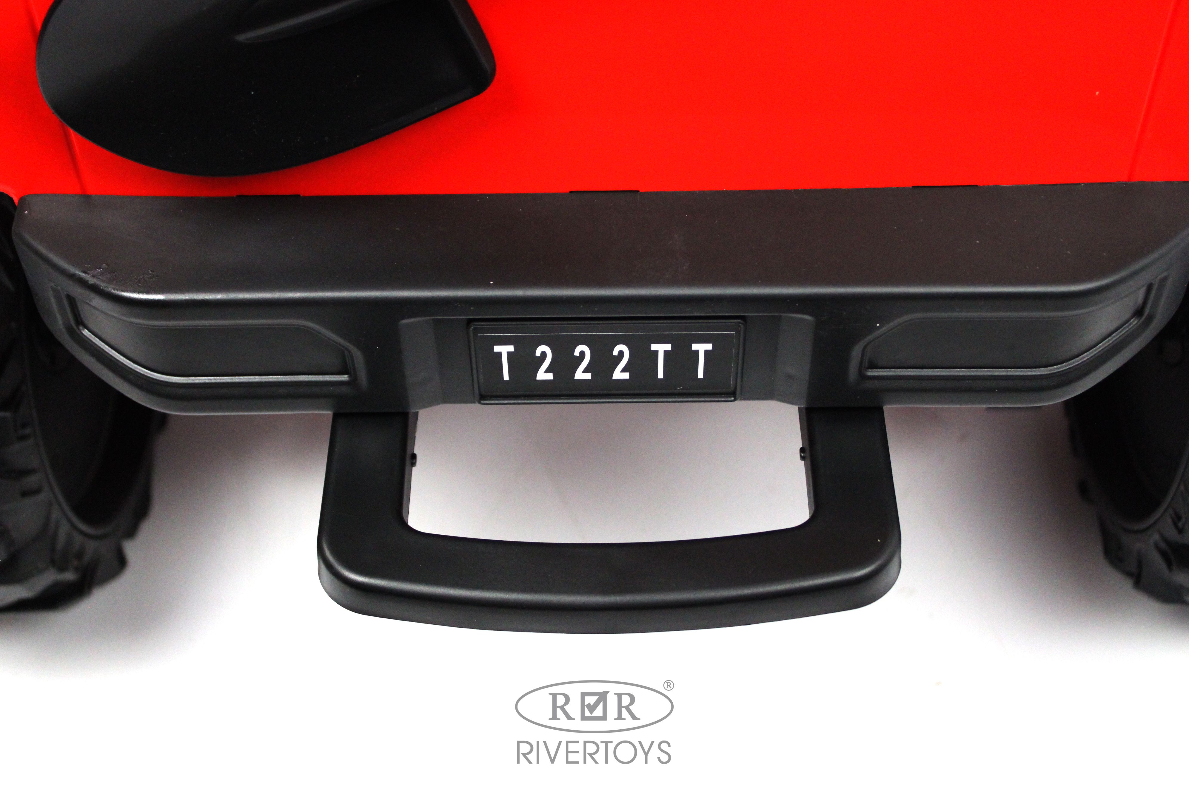 Электромобиль RIVERTOYS T222TT-4WD-RED С пультом ДУ - фото 9