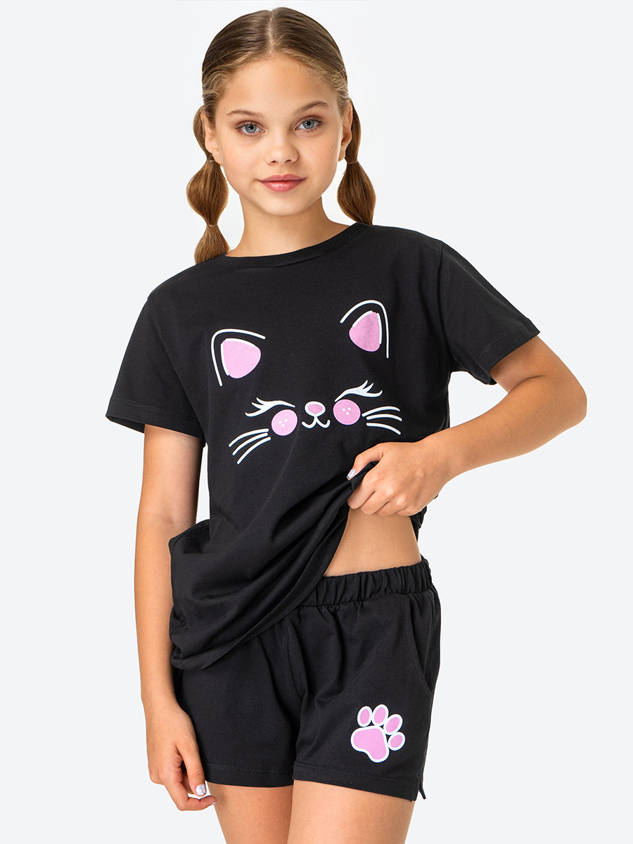 Пижама HappyFox HF9148черный - фото 1