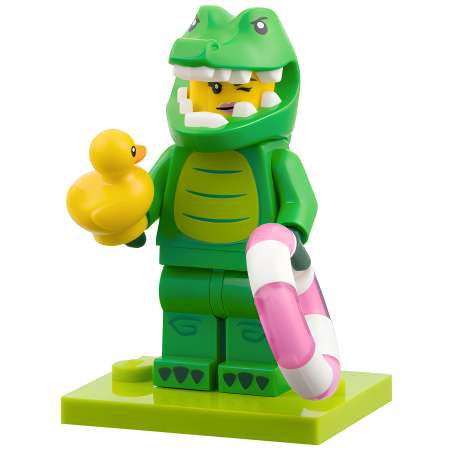Фигурка LEGO Crocodile Costume Fan col28-8