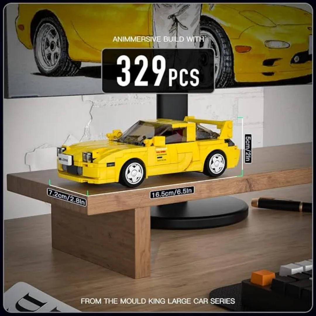 Конструктор Mould King Спорткар Mazda RX-7 блочный - фото 6
