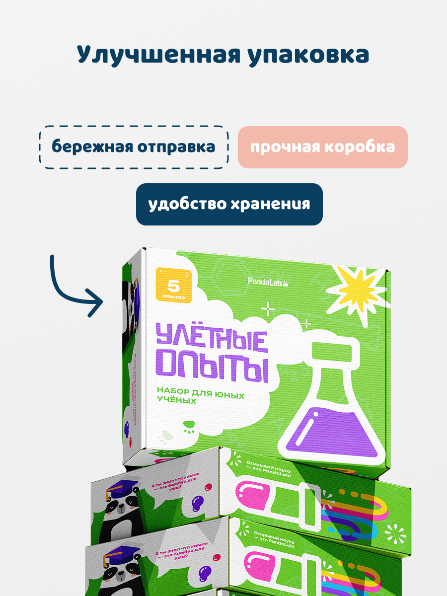 Набор для опытов PandaLab Эксперименты для детей - фото 2