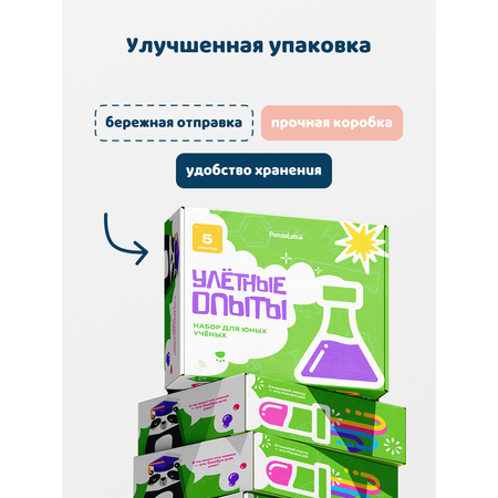 Набор для опытов PandaLab Эксперименты для детей