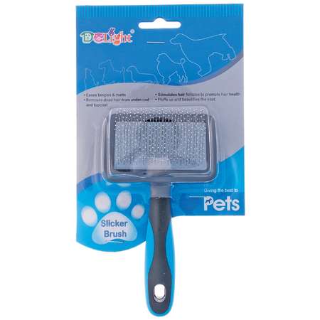 Пуходёрка для животных DeLIGHT пластик с каплей малая 368210S