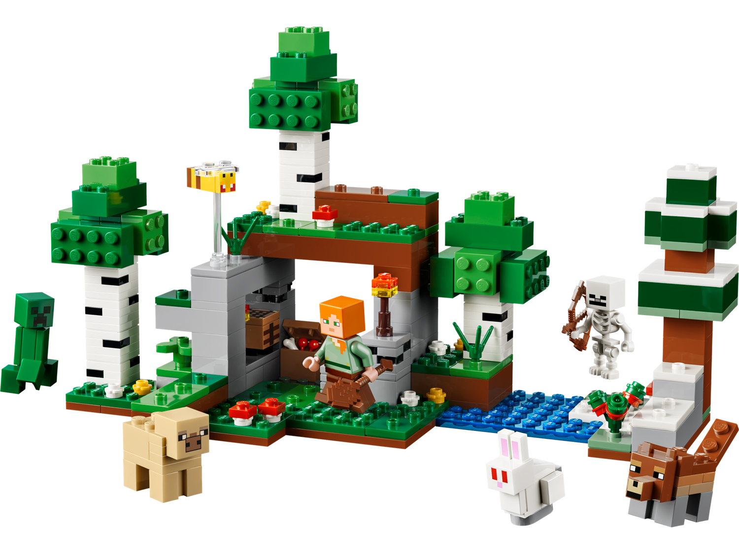 Конструктор LEGO Minecraft Приключение в первую ночь 301 дет. - фото 8