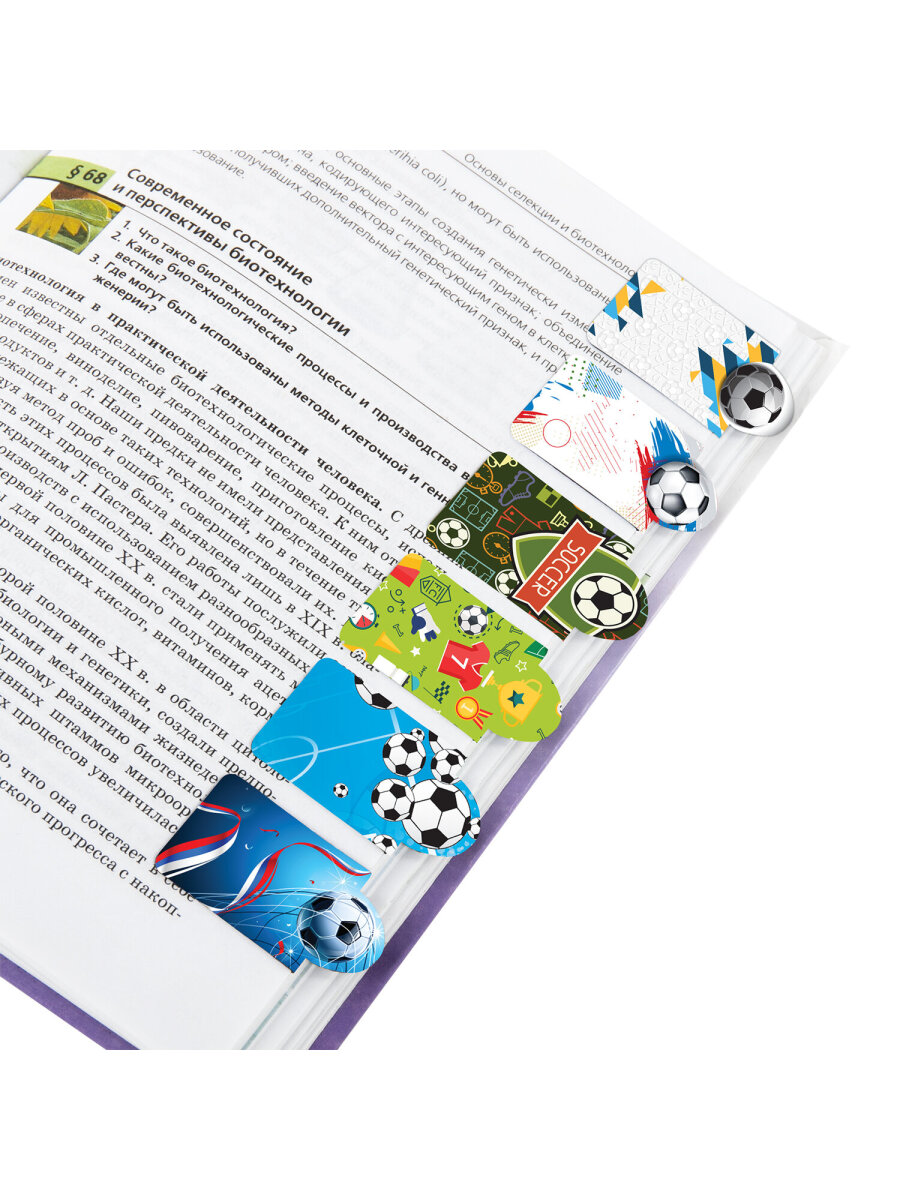 Магнитная закладка Brauberg 6 шт. - фото 7