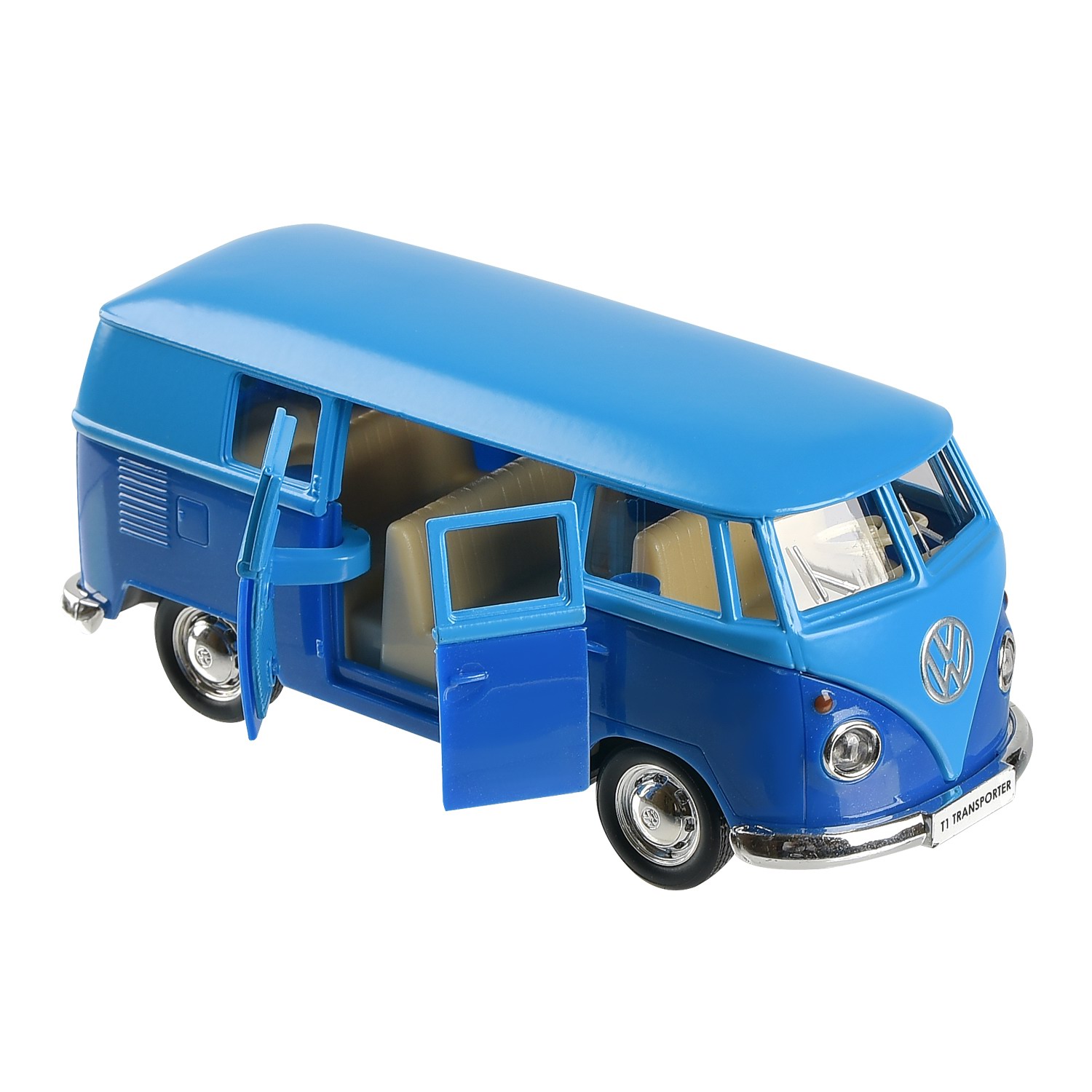 Автобус Uni-Fortune Volkswagen Samba bus Transporter 1:32 554025M(K) - фото 5
