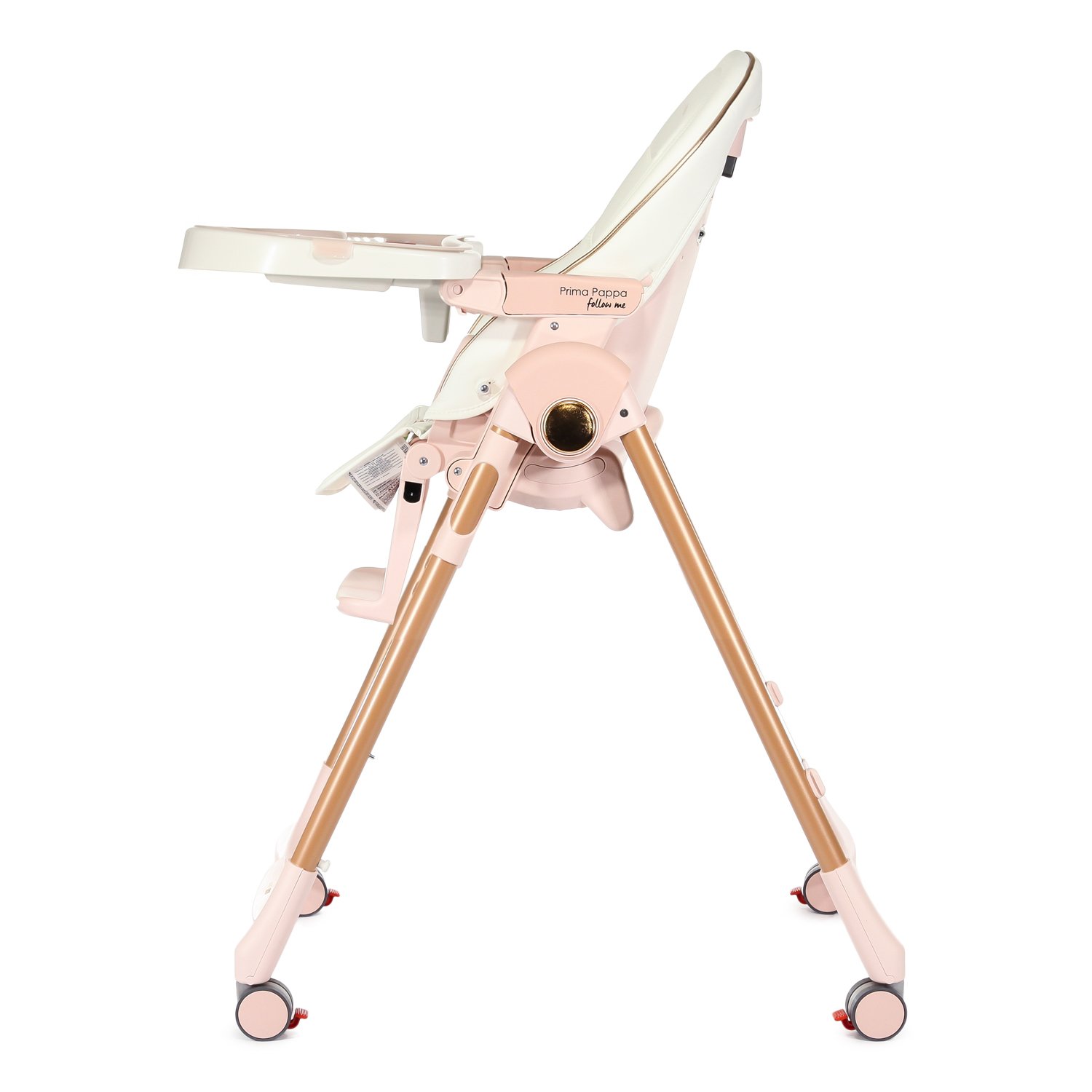 Стульчик для кормления Peg-Perego Prima Pappa Follow Me розовый - фото 4
