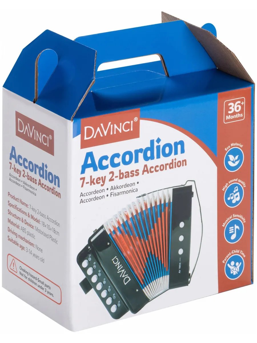 Игрушка музыкальная DaVinci аккордеон - фото 18