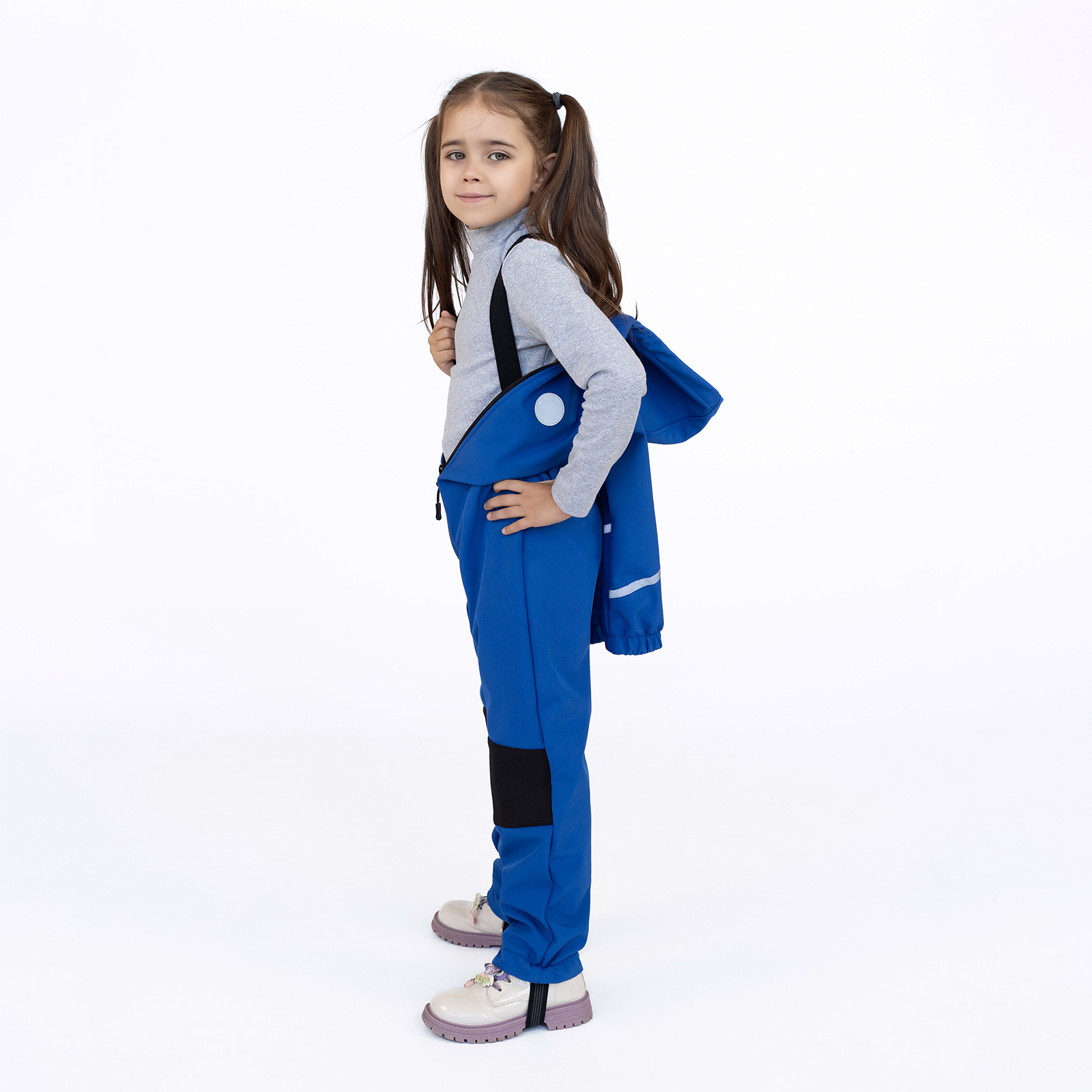 Комбинезон софтшелл Arctic kids 30-043 василек - фото 26