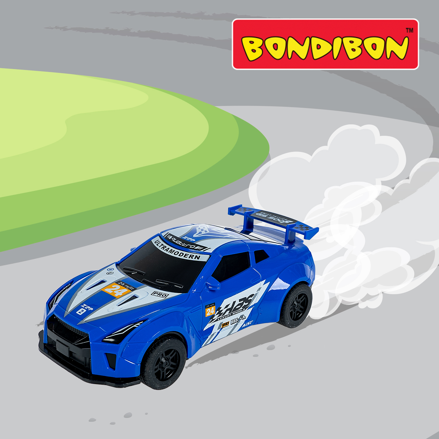 Автомобиль Bondibon Инерционная машинка дрифт 1:24 ВВ6409 - фото 12