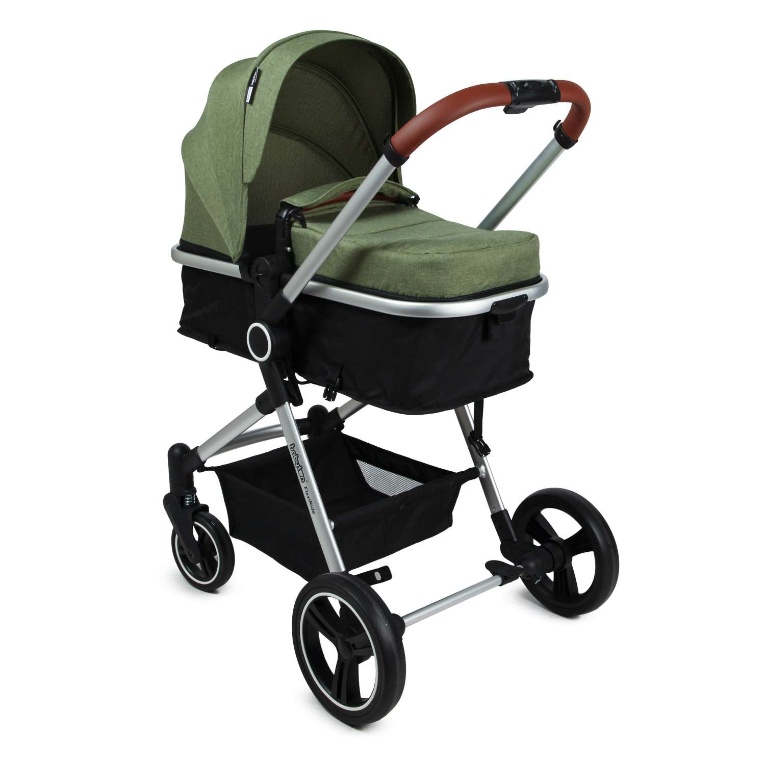 Коляска трансформер Babyton FlexiRide Black-Green - фото 10