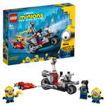 Конструктор LEGO Minions Погоня на мотоцикле блочный