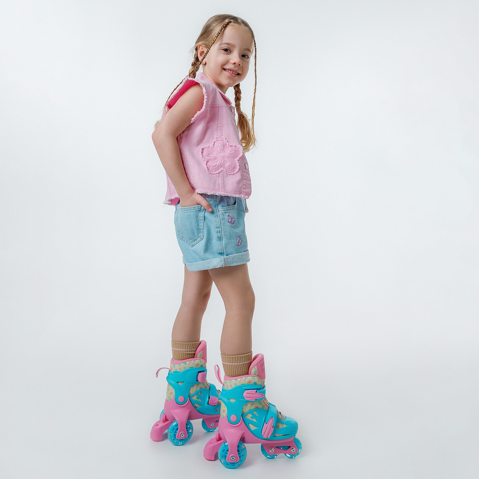 Роликовые коньки Amarobaby 25-28 - фото 12