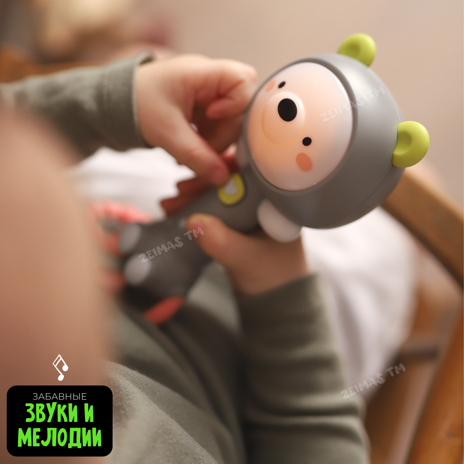 Игрушка Zeimas погремушка Панда - фото 6
